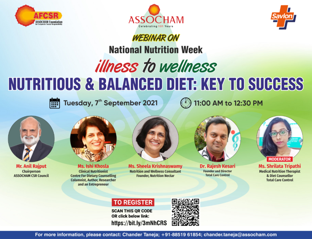 Webinar on ‘Nutritious and Balanced Diet: Key To Success’
