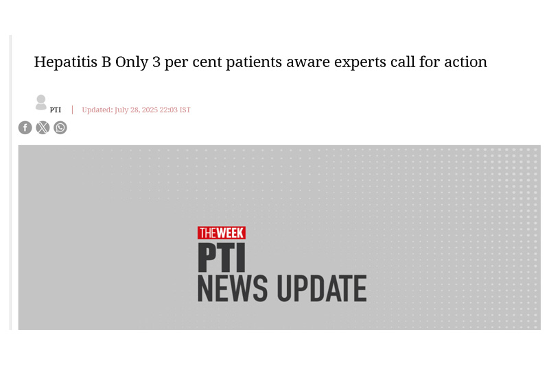Hepatitis B Only 3 per cent patients aware experts call for action