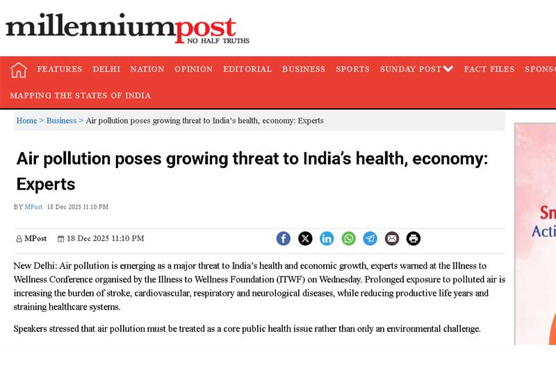 Air pollution poses growing threat to India’s health, economy: Experts