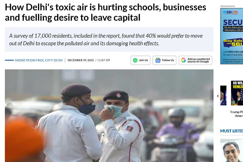 How Delhi’s toxic air is hurting schools, businesses and fuelling desire to leave capital